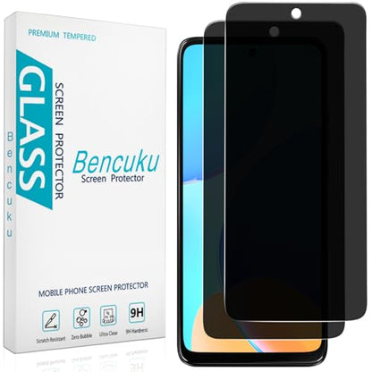 2 Pack Privacy Screen Protector for Motorola Moto G 5G 2025 - color: Black-Moto G 5G 2025