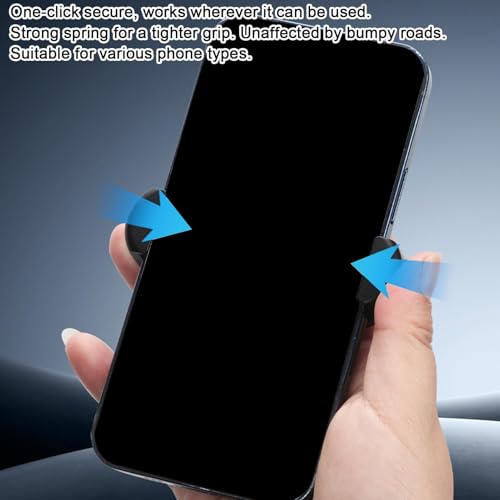 3PCS Double Ring Three Finger Back Clip Holder, 360 Rotation Phone Ring Holder, Multipurpose Foldable Magnetic Phone Grip Stand, for Car Desk Home Kitchen Call Navigation