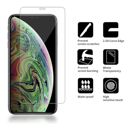 4 Pack Glass Screen Protector Compatible for iPhone 11 Pro Max/iPhone Xs Max [6.5 Inch] 2019/2018 [9H Hardness]-HD Screen Tempered Glass, Scratch Resistant,Easy Install [Case Friendly] - size: iPhone 11 Pro Max/ Xs Max