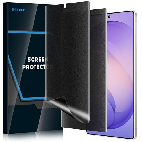 [2 Pack] Galaxy S26 Ultra Screen Protector, Matte Privacy Flexible TPU Film Case Friendly Anti Spy Matte Finish Surface [Support in-Screen Unlock] for Samsung Galaxy S26 Ultra 5G