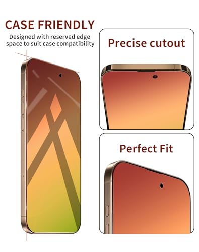 Privacy Screen Protector for iPhone 16 Pro Max 2 Pack Gradient Green - color: Green 16PM
