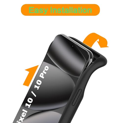 Battery Case for Pixel 10/10 Pro,10000mAh Portable Protective Smart Wireless Charging Case Support Carplay Compatible with Pixel 10/10 Pro(6.3 inches)Rechargeable Extended Battery Charger Cover(Black) - size: for Pixel 10/10 Pro