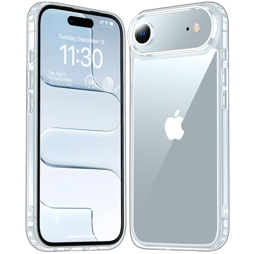 MOZOTER for iPhone 17 Air Case Clear,[Anti-Yellowing] [Non-Slip] Shockproof Bumper Phone Cover,Slim Thin Cute Case for iPhone 17 Air 6.5 inch-Clear - color: Ultra Clear, size: For Phone 17 Air-6.6"
