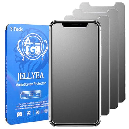 3 Pack Matte Tempered Glass for iPhone 11 / XR Matte Screen Protector | Anti-Glare Anti-Fingerprint Anti-Scratch Case Friendly Bubble Free for Apple iPhone 11/XR, 6.1” - size: iPhone 11 / XR - 6.1”