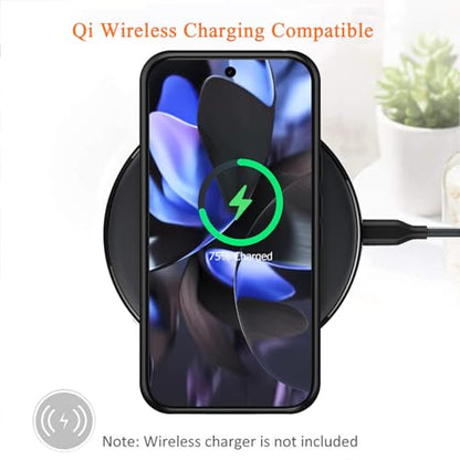 Battery Case for Google Pixel 9/9 Pro, 10000mAh Rechargeable Portable Charging Case with Wireless Charging Compatible for Google Pixel 9/9 Pro (6.3 inch) Extended Battery Pack Charger Cover (Black) - size: Google Pixel 9/9 Pro