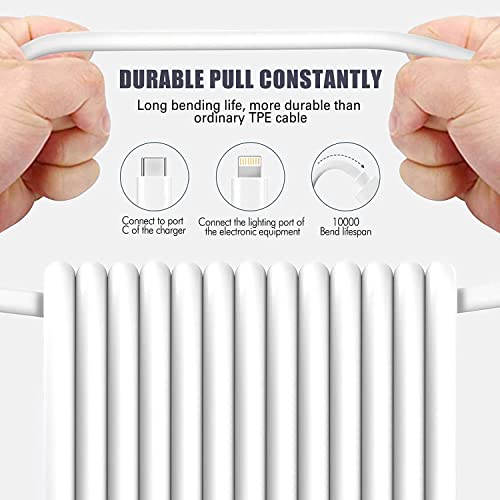 iPhone 14 13 Fast Charger,Fast iPhone Charger[Apple MFi Certified]Lightning - color: White 1Pack 3FT