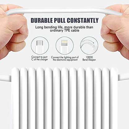 iPhone 14 13 Fast Charger,Fast iPhone Charger[Apple MFi Certified]Lightning - color: White 1Pack 3FT