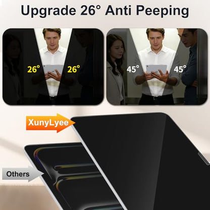 360° 4 Way Privacy Screen Protector for iPad Pro 11 inch M5 M4 - color: iPad Pro 11" 6th/5th Gen