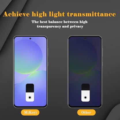 2 Pack Privacy Screen Protector for Samsung Galaxy A36, Tempered Glass Film full Coverage Anti Scratch, Anti-Spy, 9H Hardness, Bubble Free for Samsung Galaxy A36 Privacy Screen Protector - size: Samsung Galaxy A36