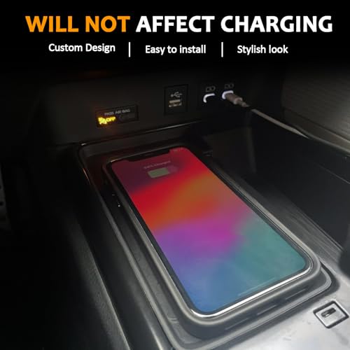 TOPINSTALL Silicone Wireless Charging Non-Slip Mat for 2025+ Toyota Camry - color: Wireless Charging Silicone Mat