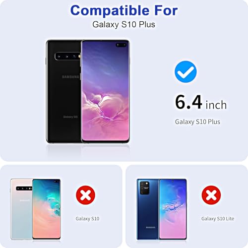 2 Pack Screen Protector for Samsung Galaxy S10 Plus, Support Fingerprint Unlock, Anti-Scratch, 3D Curved Easy Installation Case-Friendly HD Tempered Glass for Samsung Galaxy S10 Plus - size: Samsung Galaxy S10 Plus