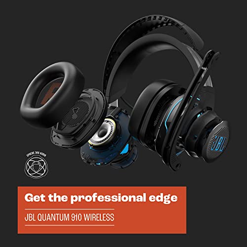 JBL Quantum 910 Wireless - Performance Gaming Headset - Black - style: JBL Quantum 910 Wireless