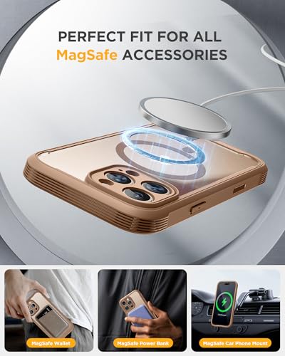 miracase Privacy for iPhone 16 Pro Max Case, 25° Anti-Spy, Desert Brown - color: Desert Brown, size: iPhone 16 Pro Max