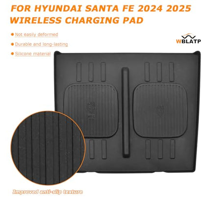 Center Console Wireless Charging for 2024-2026 Santa Fe Accessories - size: For Santa Fe 2024-2026