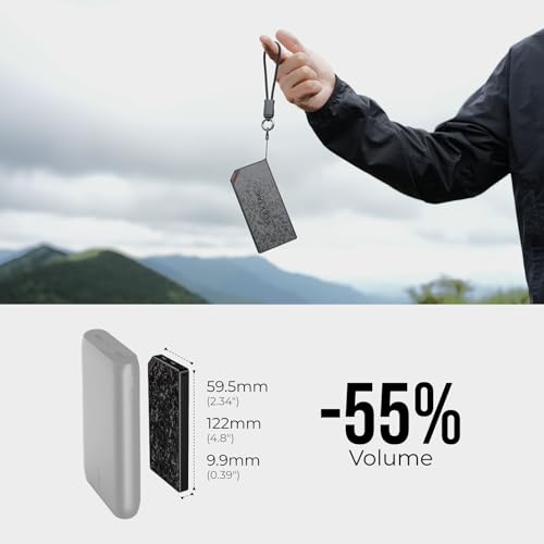 FLEXTAILGEAR 10000mAh Power Bank, Outdoor Portable Power Bank - size: 10000mAh-0.39in