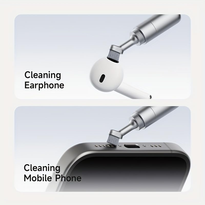 SIM Card Tray Removal Tool with Cleaning Brush, 2 in 1 Portable Keychain Eject Pins Reset Needle Opener Cleaning Pen for Most Phones