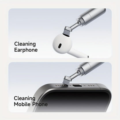 SIM Card Tray Removal Tool with Cleaning Brush, 2 in 1 Portable Keychain Eject Pins Reset Needle Opener Cleaning Pen for Most Phones