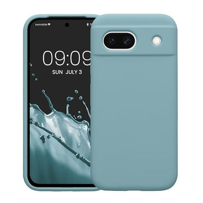 kwmobile Case Compatible with Google Pixel 8a Case - TPU Silicone Phone Cover with Soft Finish - Antique Stone - color: Antique Stone, size: Pixel 8a