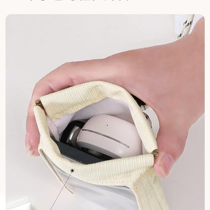 Waterproof Phone Pouch - Touchscreen Compatible Crossbody Bag for Swimming, Rain & Outdoor Activities (White) - color: White
