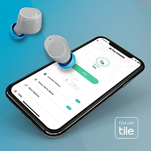 Skullcandy Jib True 2 Wireless In-Ear Bluetooth Earbuds - Light Grey/Blue - color: Light Grey/Blue, size: Jib True 2