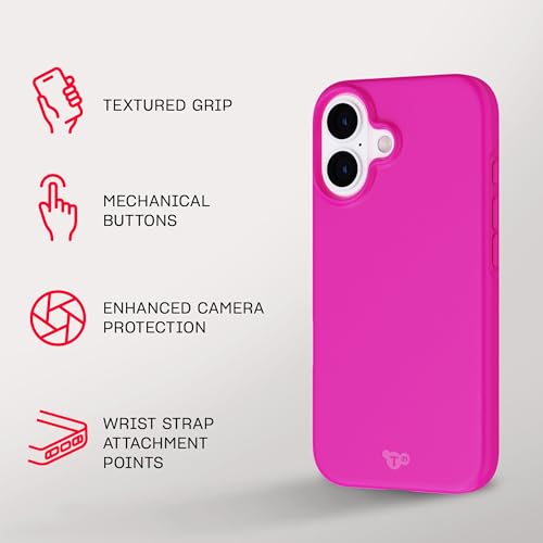 Tech21 EvoLite for iPhone 16 Ultra Thin - Impact Protection Case - in Pink - color: Pink, size: iPhone 16