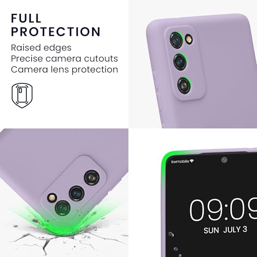 kwmobile Case Compatible with Samsung Galaxy S20 FE Case - Protective Slim TPU Phone Cover - Soft Matte Finish - Lavender - color: lavender, size: Galaxy S20 FE