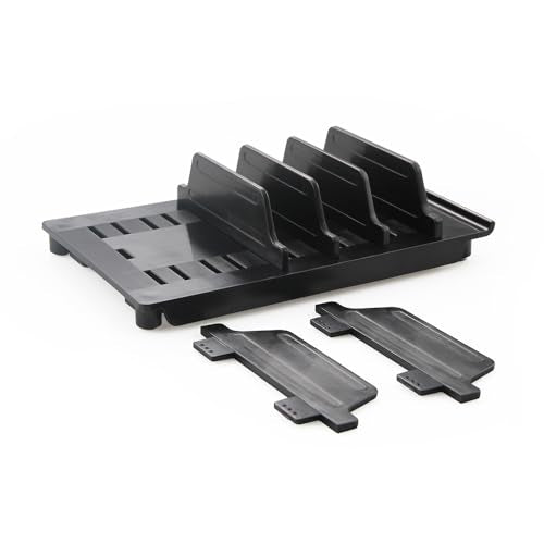 iCV Detachable Cell Phone Holder, Desktop Stand Station Stand for 5 Devices, Compatible with iPhone 15 14 13 12 Pro Xs Xs Max Xr X 8 Android Phone (Black) - color: Black