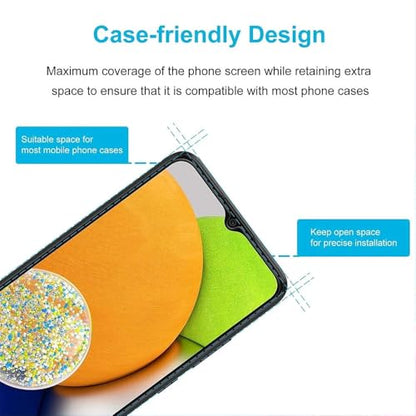 3-Pack Clear Screen Protector Tempered Glass for Samsung Galaxy A13 5G, Bubble-Free, Easy Install - size: Samsung Galaxy A13 5G
