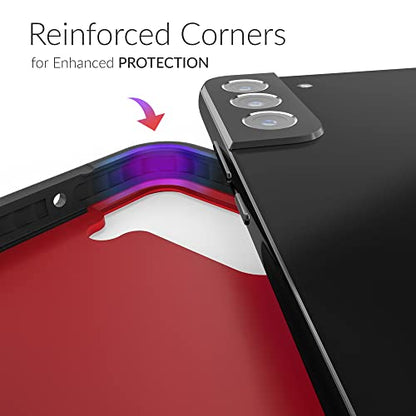 Crave Slim Guard for Galaxy S22+ Case, Shockproof Case for Samsung Galaxy S22+, S22 Plus (6.6 inch) - Red - color: Red