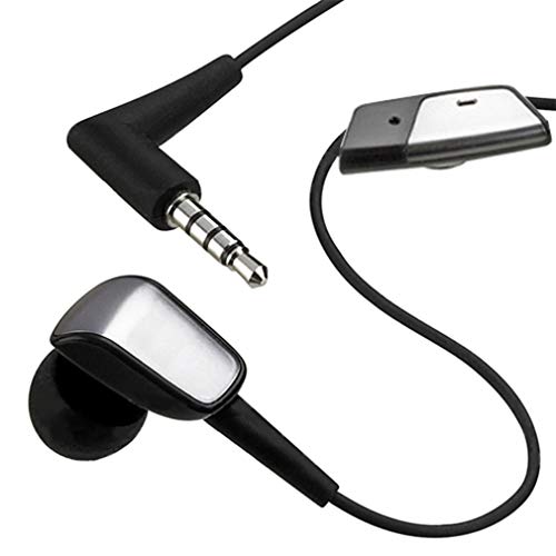 Wired Earphone Mono Headset for Galaxy A01 A10e A11 A21 A20 A50 A51 A71 - Handsfree Mic 3.5mm Headphone Single Earbud Compatible with Samsung Galaxy A50 A20 A10e