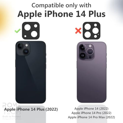 Designed for iPhone 14 Plus Case with Belt Clip Holster | Rugged Holster & Protective Phone Case Combo with Anti-Slip Texture - Black - color: Black, style: iPhone 14 Plus