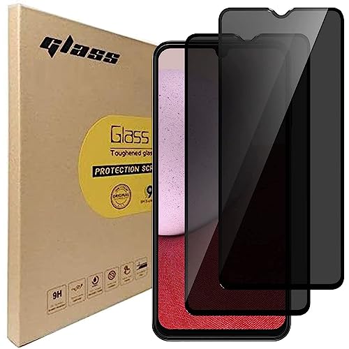 [2 Pack for Samsung Galaxy A14 Tempered Glass Privacy Screen Protector 5G, Anti Spy Black Protect Film Shield for Galaxy A14 6.8 inch, Bubble Free Anti Scratch Case Friendly Easy Install - size: A14