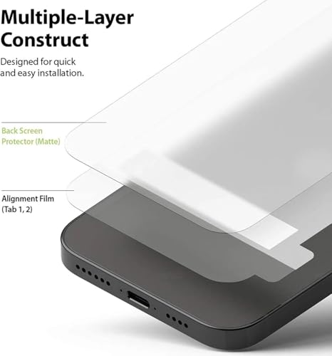 2 Pack Back Screen Protector Compatible with iPhone Air - color: Matte