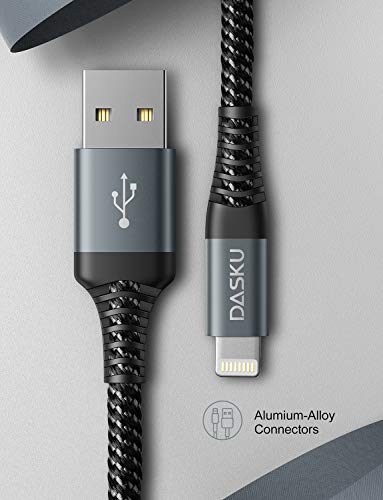 iPhone Charging Cable [MFi Certified] Long USB A Lightning Cable 10FT 3Pack - color: Black, size: 10FT, style: USB A
