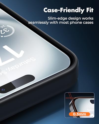 UNBREAKcable iPhone 16 Plus Screen Protector & Camera Lens Protector - size: iPhone 16 Plus