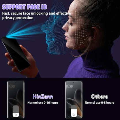 For Motorola Edge 70 Fusion Privacy Screen Protector (2+2 Pack) - size: Motorola Edge 70 Fusion