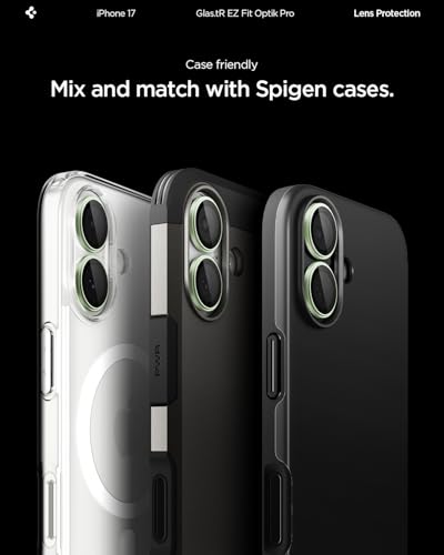 Spigen Camera Lens Protector for iPhone 17 (16 Plus/16) - Sage - color: Sage