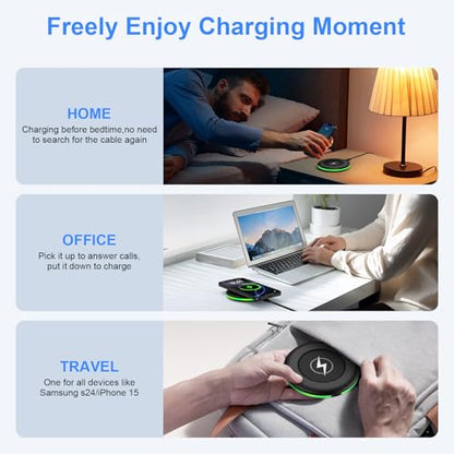Wireless Charger Fast Charging Pad for Samsung Galaxy S26 Ultra/S26 Plus
