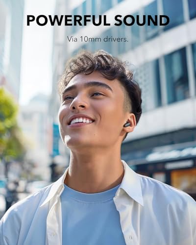 Soundcore P30i by Anker Noise Cancelling Earbuds, Hands-Free Viewing - color: Black