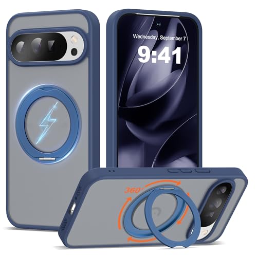 Compatible with Google Pixel 9/10 Pro XL Case with Stand 6.8",Blue - color: Blue, size: Google Pixel 9 Pro XL/Pixel 10 Pro XL