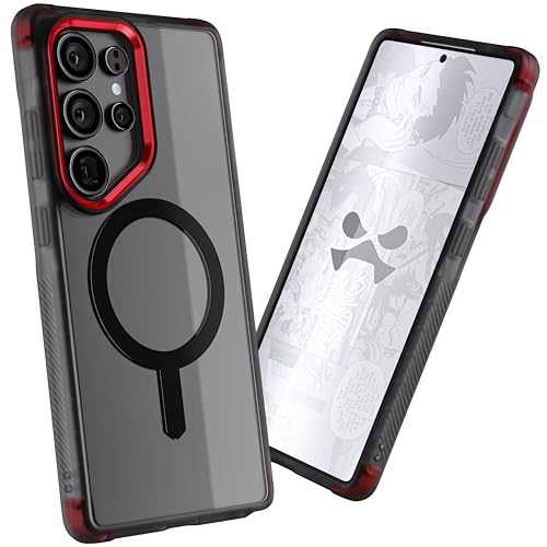 Ghostek Covert Clear S25 Ultra MagSafe Case with Magnetic Ring, Slim Thin Military Grade Shockproof Phone Cover Compatible with 2025 Samsung Galaxy S25Ultra (6.9") (Smoke) - color: Smoke, size: Galaxy S25 Ultra