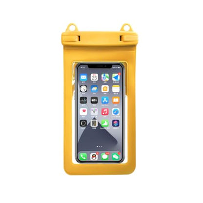 Waterproof Phone Pouch, IPX8 Waterproof Phone Case for iPhone 17/16/15/14 Pro Max, Cell Phone Dry Bag for Beach & Cruise Essentials, Touch Screen, Lanyard Included, (Fits Up to 7.5”)-Yellow - color: Yellow