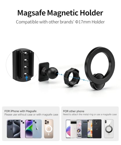 Car Phone Holder for Dodge Ram 1500/Ram 2500/Ram 3500 2019-2026 Accessories - size: for 2019-2026 RAM 1500 2500 3500 (5/8.4-inch)