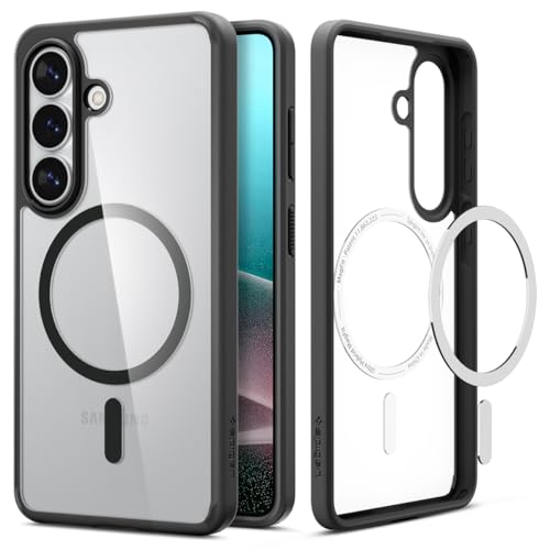Spigen for Galaxy S26 Plus Case, Ultra Hybrid MagFit [Anti-Yellowing] [Compatible with MagSafe] [Fast Wireless Charging] - Matte Black - color: Matte Black, size: Galaxy S26 Plus