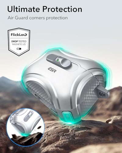 ESR for AirPods Pro 3 Case (2025), Compatible with MagSafe, Gray - color: Gray, size: AirPods Pro 3 Case