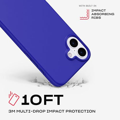 Tech21 EvoLite for iPhone 16 Plus Ultra Thin - Impact Protection Case - in Cobalt Blue - color: Blue, size: iPhone 16 Plus