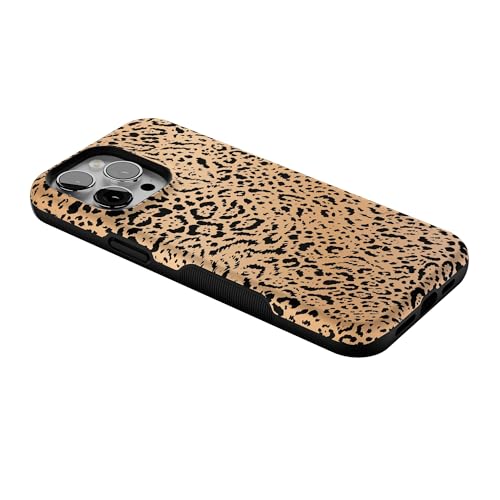 Casely iPhone 14 Pro Max Case | Born to Be Wild | Jaguar Print | Bold Protective Design | Compatible with MagSafe - color: Born to Be Wild | Jaguar Print