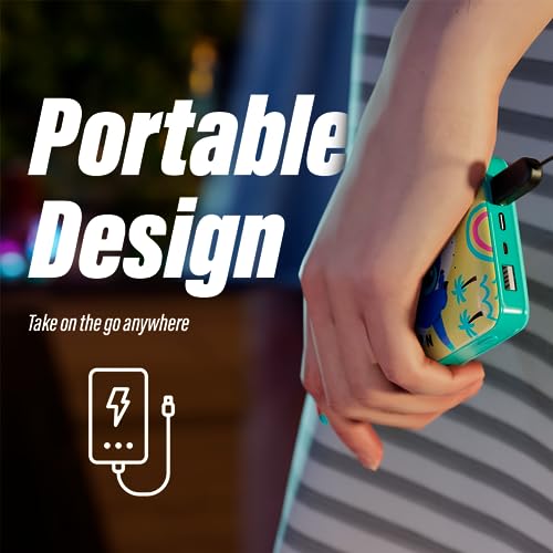 Disney Lilo and Stitch 10,000Mah Power Bank- Universally Compatible Portable Phone Charger Battery Pack w/USB Charging Port Gifts for Women, Men, Teens and All Fans of Stitch Stuff - color: Upside Down Stitch