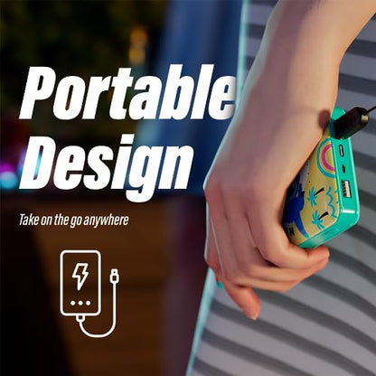Disney Lilo and Stitch 10,000Mah Power Bank- Universally Compatible Portable Phone Charger Battery Pack w/USB Charging Port Gifts for Women, Men, Teens and All Fans of Stitch Stuff - color: Upside Down Stitch