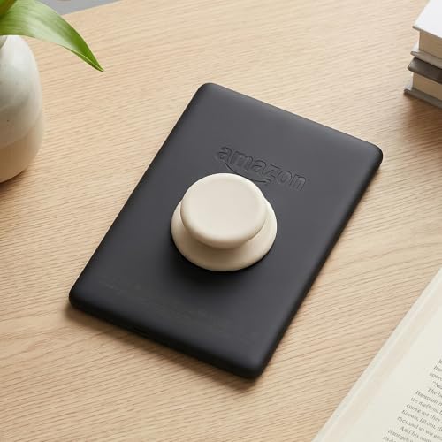 MOROCK Grip for Kindle with Kickstand and Magnetic Stand, Soft Silicone Magnetic Finger Grip for Kindle, iPhone and Smartphone, Cute Magnetic eReaders Holder, White - color: White